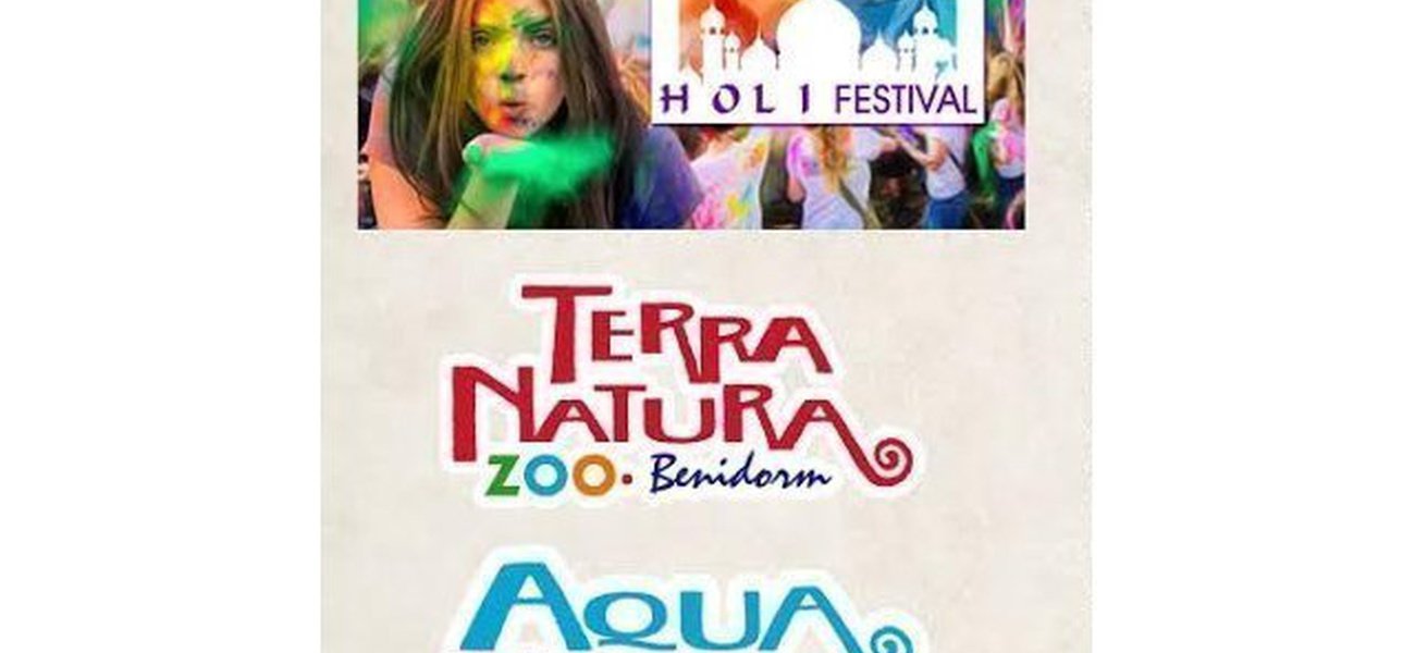 FIESTA HOLI FESTIVAL EN TERRA NATURA Magic Natura Animal, Waterpark Resort Benidorm FIESTA HOLI FESTIVAL EN TERRA NATURA Magic Natura Animal, Waterpark Resort Benidorm