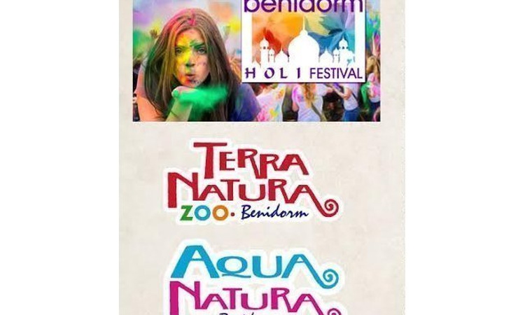 Fiesta Holi Festival<br>(19 de Agosto) Magic Natura Animal, Waterpark Resort Benidorm Fiesta Holi Festival<br>(19 de Agosto) Magic Natura Animal, Waterpark Resort Benidorm